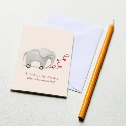 All by Voss Kort*Kort A7, Elefantastisk