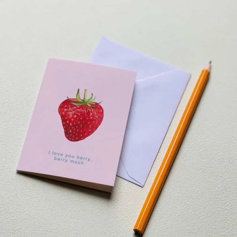 All by Voss Kort*Kort A7, Jordbaer