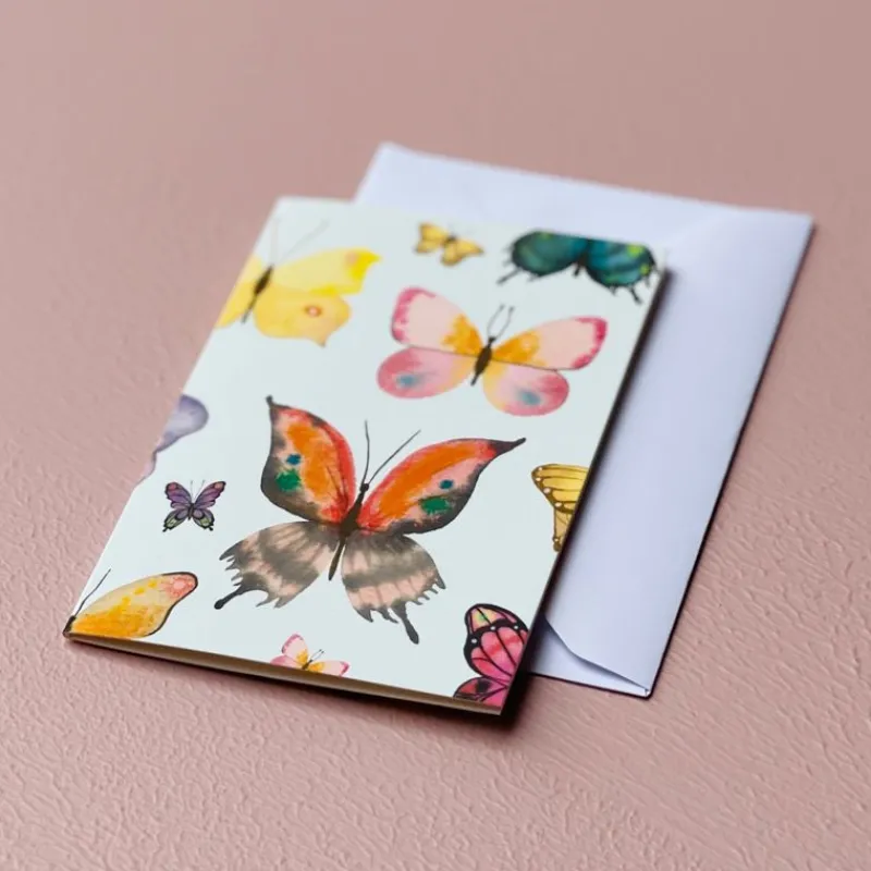 All by Voss Kort*Kort A7, Papillon Blue