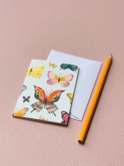 All by Voss Kort*Kort A7, Papillon Blue