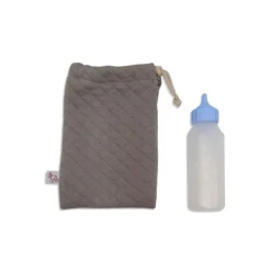 Asi Asi Dukker*Dukke Sutteflaske Med Pose - Varmgra