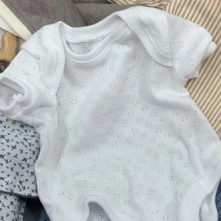 Asi Asi Dukker*Dukketøj Kortaermet Body - Hvid