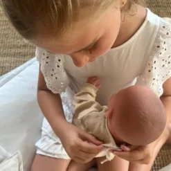 Asi Asi Dukker*Dukketøj Langaermet T-Shirt - Sand