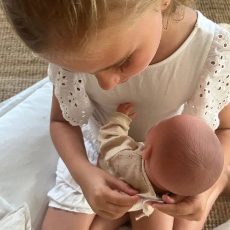 Asi Asi Dukker*Dukketøj Langaermet T-Shirt - Sand