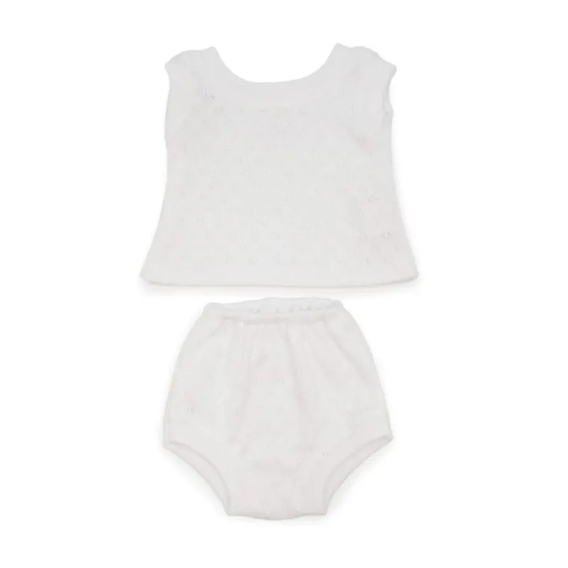 Asi Asi Dukker*Dukketøj Undertojssaet - Hvidt