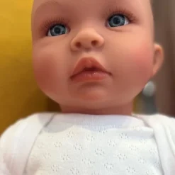 Asi Alle Dukker*Leonora Med Hvid Bodystocking, 46 Cm