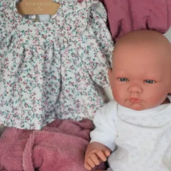 Asi Alle Dukker*Maria Med Hvid Bodystocking, 43 Cm