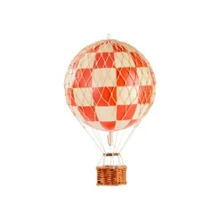 Authentic Models Uroer Og Ophæng*Luftballon 8,5Cm, Red Check