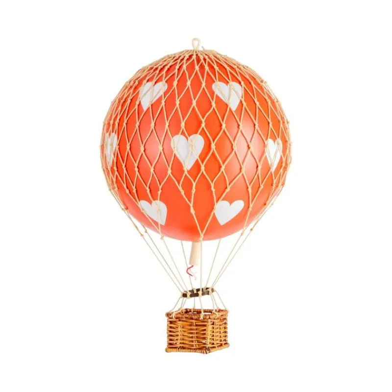 Authentic Models Uroer Og Ophæng*Luftballon 18Cm, Red Hearts