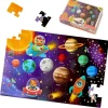 B. Puslespil*Toys Gulvpuslespil - Solsystemet, 48 Brikker