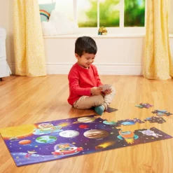 B. Puslespil*Toys Gulvpuslespil - Solsystemet, 48 Brikker