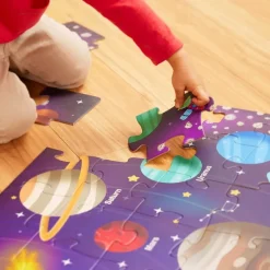 B. Puslespil*Toys Gulvpuslespil - Solsystemet, 48 Brikker