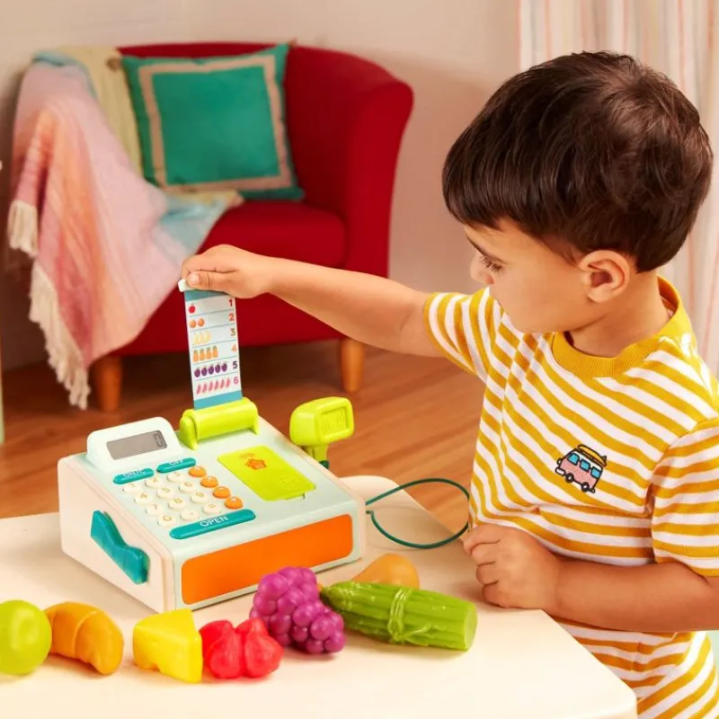 B. Legekøkken*Toys Kasseapparat I Trae