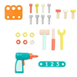 Djeco Værksted*B. Toys Vaerktojskasse I Trae