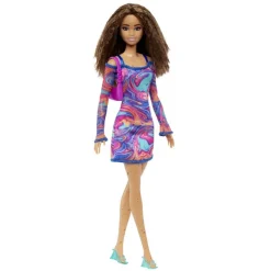 Barbie Alle Dukker*Fashionista Doll Rainbow Marble Swirl