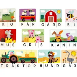 Barbo Toys Puslespil*Barbo Wacky Wonders - Puslespil, Staveleg