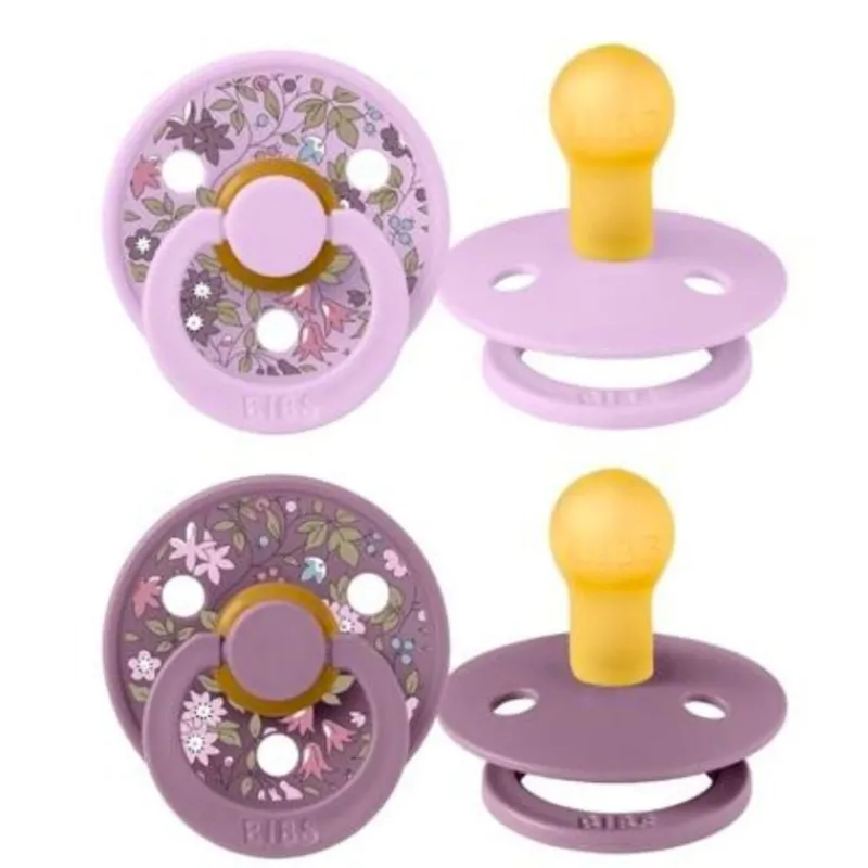 BIBS Sutter & Suttesnore*Liberty 2Pk Colour Latex Str.1, Chamomile Lawn/Violet Sky