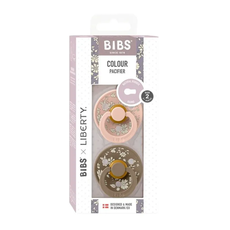 BIBS Sutter & Suttesnore*Liberty 2Pk Colour Latex Str.2, Chapel Blush Mix