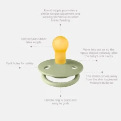 BIBS Sutter & Suttesnore*Liberty 2Pk Colour Latex Str.2, Chapel Blush Mix