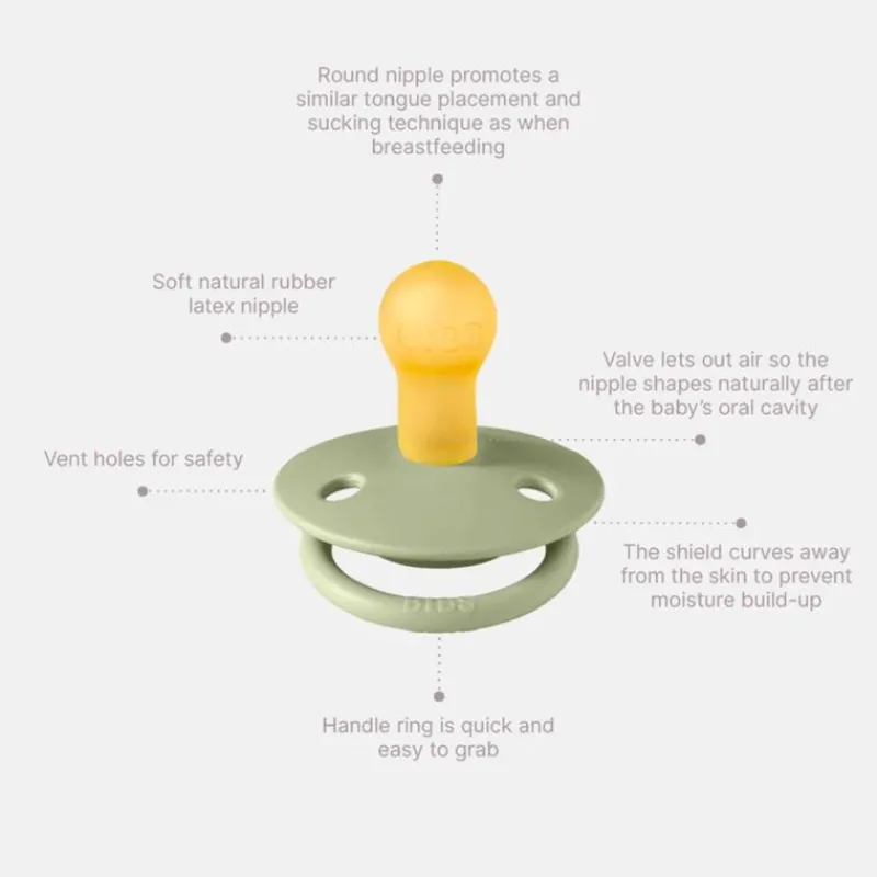 BIBS Sutter & Suttesnore*Liberty 2Pk Colour Latex Str.1, Sage Mix