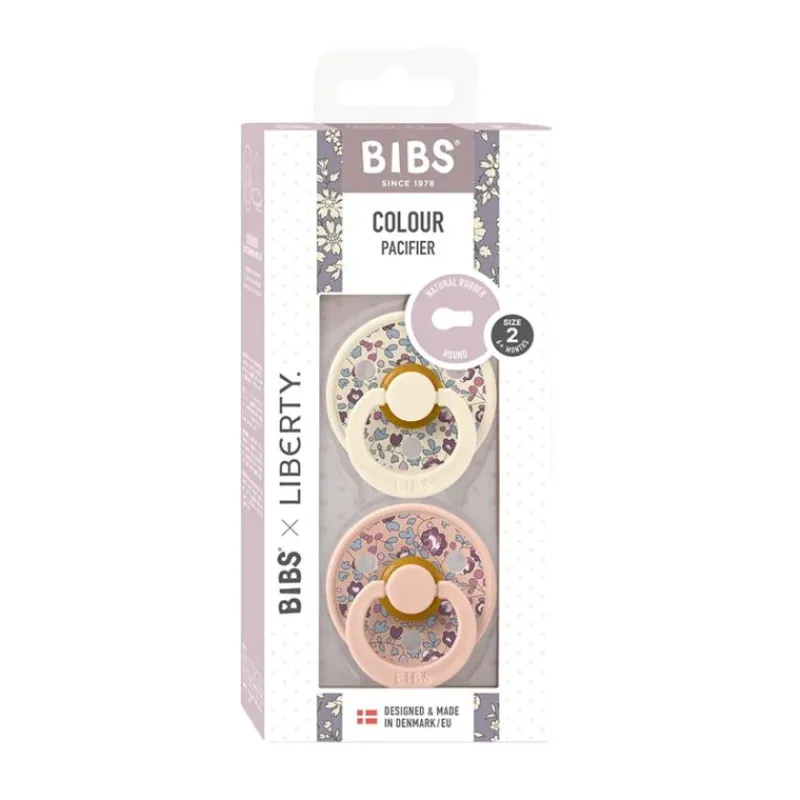 BIBS Sutter & Suttesnore*Liberty 2Pk Colour Latex Str.1, Eloise - Blush Mix