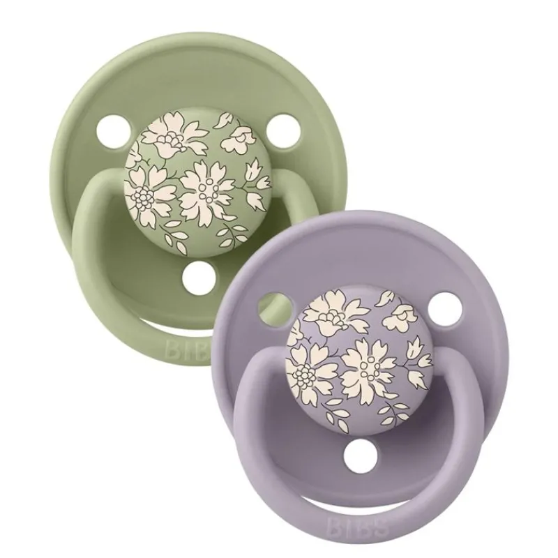 BIBS Sutter & Suttesnore*Liberty 2Pk Deluxe Silikone, Sage Mix