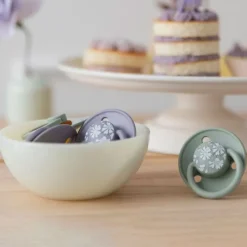 BIBS Sutter & Suttesnore*Liberty 2Pk Deluxe Silikone, Sage Mix