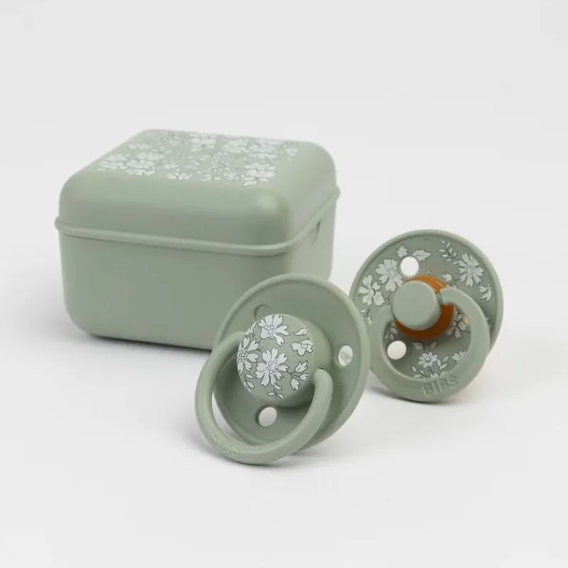 BIBS Sutter & Suttesnore*Liberty 2Pk Deluxe Silikone, Sage Mix