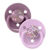 BIBS Sutter & Suttesnore*Liberty 2Pk Deluxe Silikone, Mauve Mix