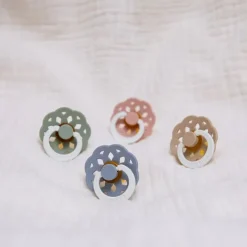 BIBS Sutter & Suttesnore*2Pk Boheme Glow Latex Str.1, Blush/Vanilla Night