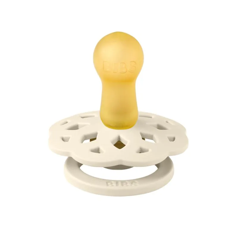 BIBS Sutter & Suttesnore*2Pk Boheme Latex Str.2, Ivory/Blossom