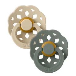 BIBS Sutter & Suttesnore*2Pk Boheme Latex Str.2, Vanilla/Pine