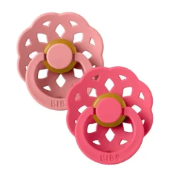 BIBS Sutter & Suttesnore*2Pk Boheme Latex Str.2, Dusty Pink/Coral