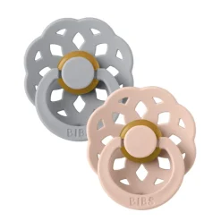 BIBS Sutter & Suttesnore*2Pk Boheme Latex Str.2, Cloud/Blush