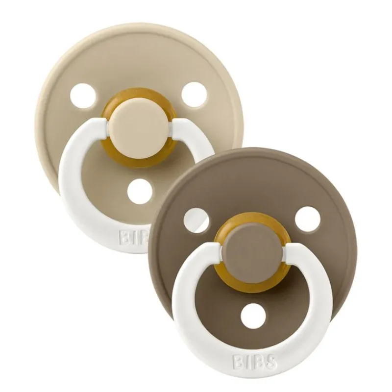 BIBS Sutter & Suttesnore*2Pk Colour Glow Latex Str. 1, Vanilla/Dark Oak Night