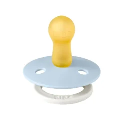 BIBS Sutter & Suttesnore*2Pk Colour Glow Latex Str. 2, Iron/Baby Blue Night