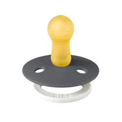 BIBS Sutter & Suttesnore*2Pk Colour Glow Latex Str. 2, Iron/Baby Blue Night