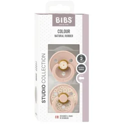 BIBS Sutter & Suttesnore*2Pk Colour Latex Str.2, Studio Jasmine/Blush Mix