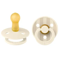 BIBS Sutter & Suttesnore*2Pk Colour Latex Str.2, Studio Pin/Ivory Vanilla Mix