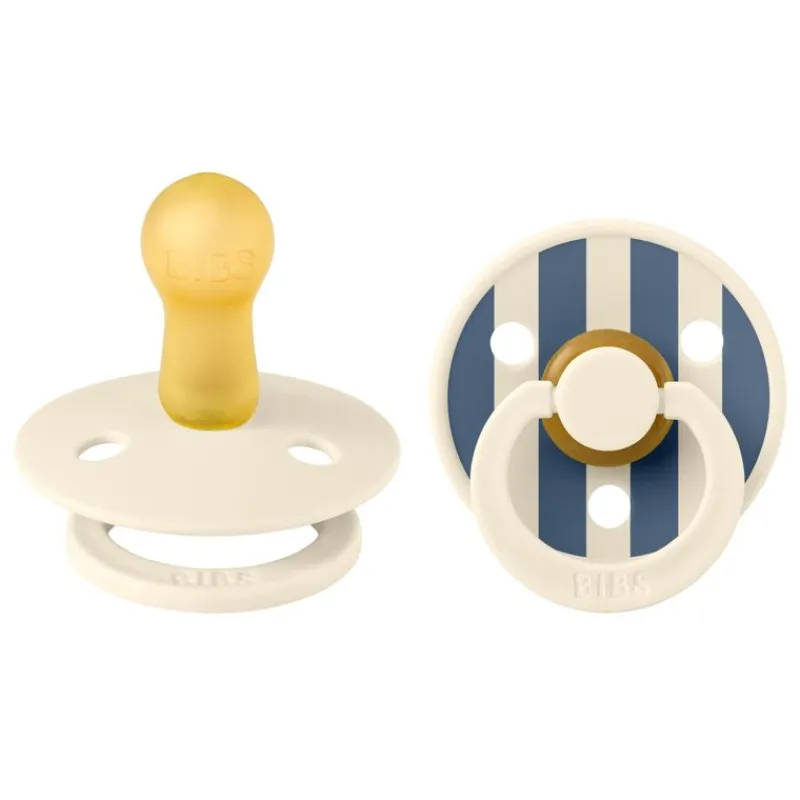 BIBS Sutter & Suttesnore*2Pk Colour Latex Str.2, Studio Pin/Steel Blue Mix