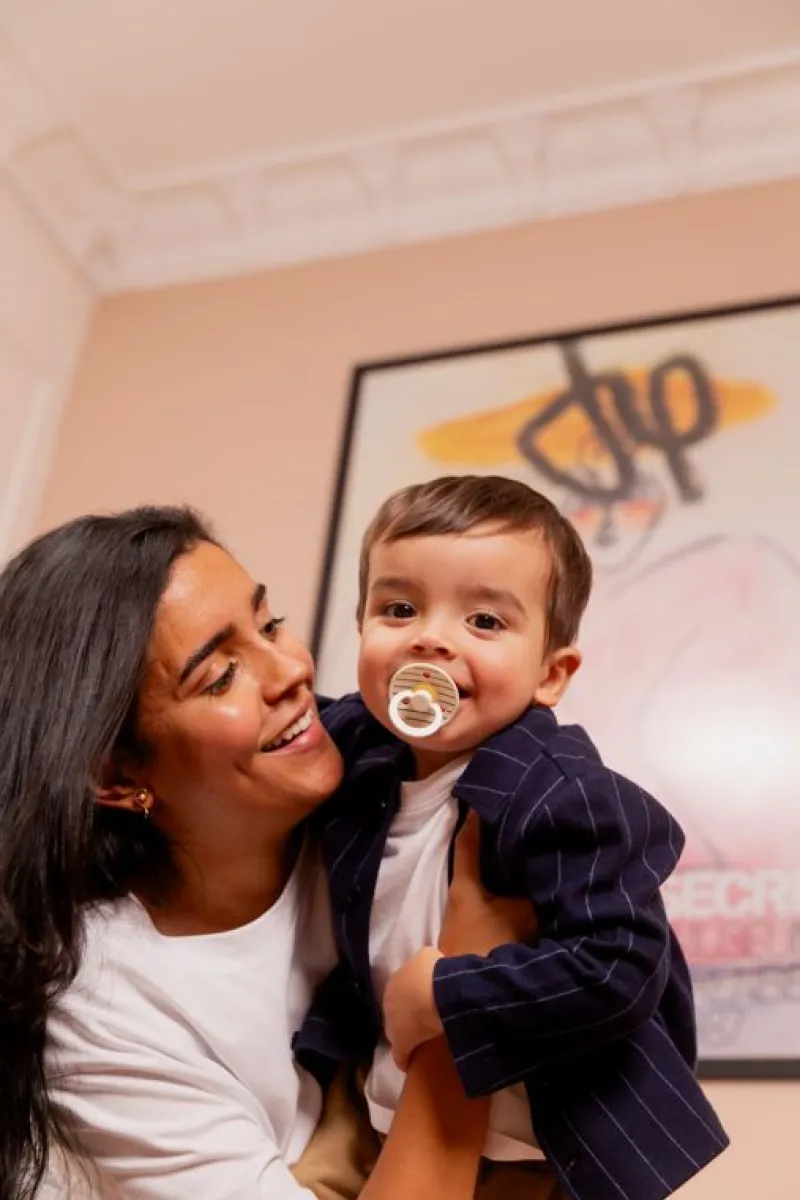 BIBS Sutter & Suttesnore*2Pk Colour Latex Str.2, Studio Pin/Steel Blue Mix