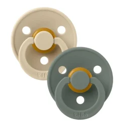 BIBS Sutter & Suttesnore*2Pk Colour Latex Str.2, Vanilla/Pine