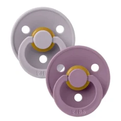 BIBS Sutter & Suttesnore*2Pk Colour Latex Str.2, Fossil Grey/Mauve