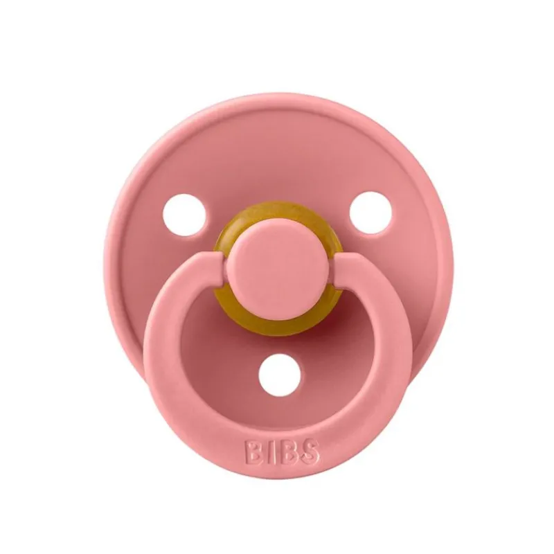 BIBS Sutter & Suttesnore*2Pk Colour Latex Str.2, Dusty Pink/Elderberry