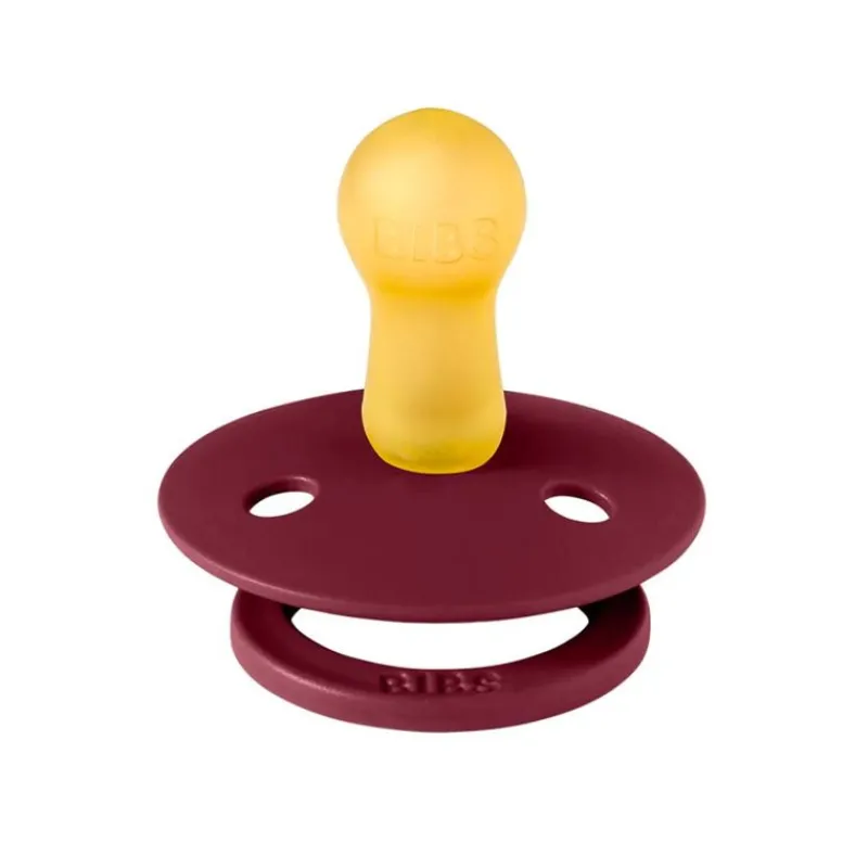 BIBS Sutter & Suttesnore*2Pk Colour Latex Str.2, Dusty Pink/Elderberry