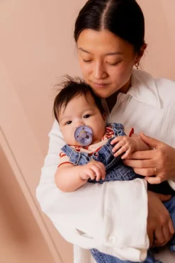 BIBS Sutter & Suttesnore*2Pk Colour Latex Str.2, Studio Jasmine/Fossil Grey Mix