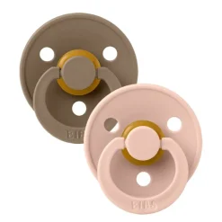 BIBS Sutter & Suttesnore*2Pk Colour Latex Str.2, Oak/Blush