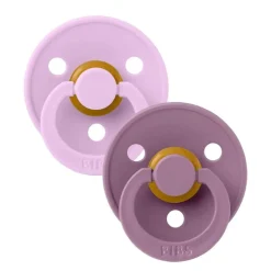 BIBS Sutter & Suttesnore*2Pk Colour Latex Str.2, Violet Sky/Mauve