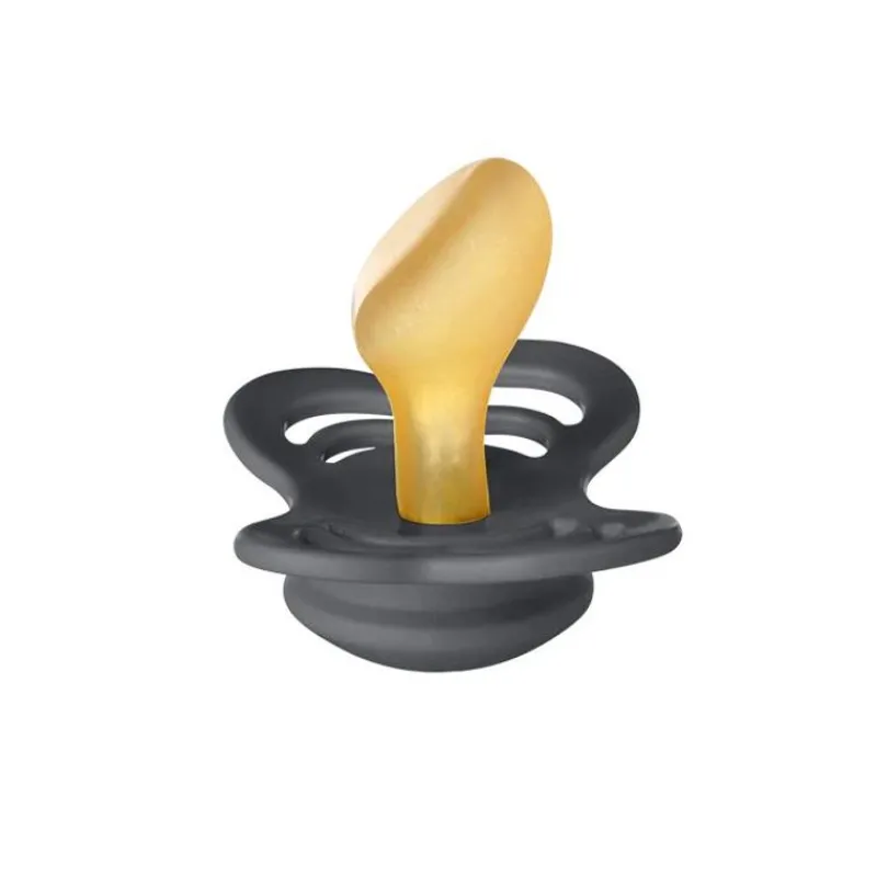 BIBS Sutter & Suttesnore*2Pk Couture Latex Str.2, Baby Blue/Iron