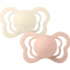 BIBS Sutter & Suttesnore*2Pk Couture Latex Str.2, Ivory/Blush